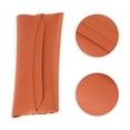 thumbnail image 2 of Estuche para gafas con tiras horizontales delgadas Unique Bargains, almacenamiento simple y portátil para gafas, color naranja, 2 of 3