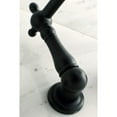thumbnail image 3 of Kingston Brass Heritage Roman Tub Faucets With Matte Black Finish KS1020AL, 3 of 6