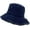 Dark Blue, variant on Raw Edge Plain Bucket Hat Women Small Fresh Fisherman Hat Leisure Literature Wild Sun Hat Trendy Simple Basin Hat