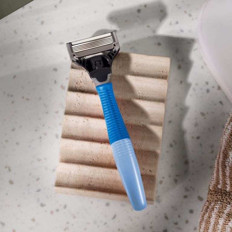 Harry's Original Razor for Men, Glacier Blue, 2 Refills photo 3
