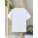 thumbnail image 2 of Girls' "In My Third Grade Era" Graphic T-Shirt - Casual Knit Top with Round Neck, Short Sleeve, Summer Wear, Medium Stretch Fabric, Regular Fit, Girls Tshirts, 2 of 6