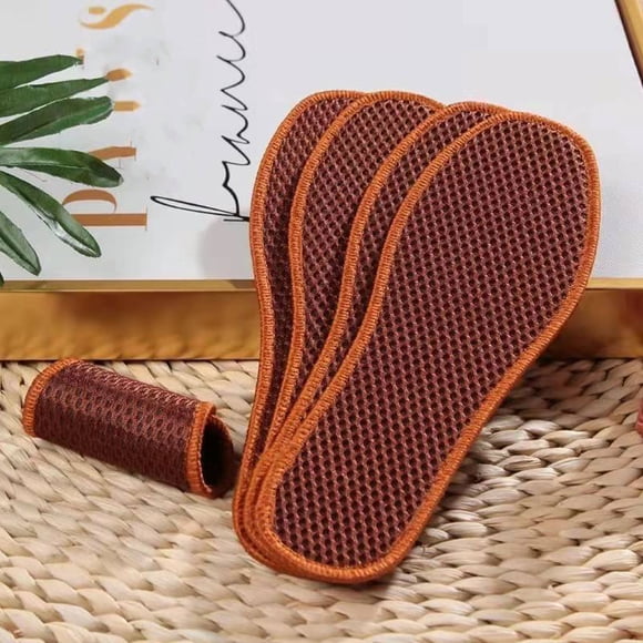 Plantillas desodorantes de carbón de bambú Jadeshay absorbentes de sudor para zapatos Malla