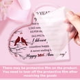 thumbnail image 4 of Happy Anniversary Wedding Hearts Acrylic Keepsake Decor For Wife Husband Girlfriend Boyfriend Couple Parent Women Men Marriage Anniversary Birthday Christmas Keepsake Gift (30Th), 4 of 6