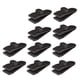 thumbnail image 1 of Accesorio para lona　Paquete de 10 clips de fijación para lona de camping, lonas, caravana, lona de jardín Negro, 1 of 4