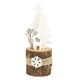 thumbnail image 1 of Centro Comercial Navideño Ventana Mesa Artesanía De Madera Base De Madera Maciza Decoración Navideña Con Copos De Nieve Adornos Navideños De Madera Para El Árbol De Navidad, 1 of 8
