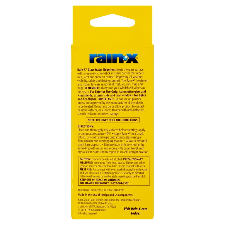 Rain-X 800002242 Original Glass Water Repellent - 3.5 oz Bottle