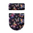 thumbnail image 2 of HELLHERO Butterfly 2 Pack Toilet Covers Set Soft Polyester, Fits All Toilet Shapes, Modern Bathrooms, 2 of 7