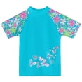 thumbnail image 3 of BAOHULU Girls Swimsuit Two Piece UPF 50+ Blue Rash Guard Shirts 3-12 Years, 3 of 6
