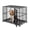 42", variant on Huisuilinss Indestructible Dog Crate,Stainless Steel Dog Kennel Indoor,Stackable Escape Proof Dog Cage With Wheels,Double Door,Removable Tray For High Anxiety Dogs
