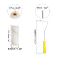 thumbnail image 2 of 3uds Pintura Rodillo Kit, 2uds 4" Microfibra Rodillo Cubiertas y 14" Pintura Rodillo Marco, para Pared Adorno, Amarillo, 2 of 6