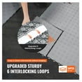 thumbnail image 6 of Garage Tiles Interlocking, 12x12in 50-Pack, Non-Slip Garage Flooring Tiles - Silver, 6 of 7