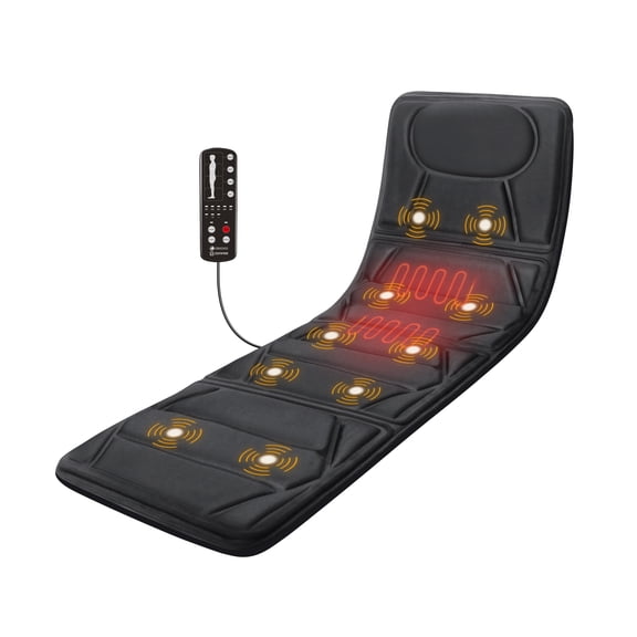 Coococo Full Body Massage Mat with Heat, Back Massager, 10 Motors Vibrating Massaging Mattress
