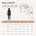 thumbnail image 4 of Fotbe Hand Drawn Goose Pattern Long Sleeve Pajama Set for Women,Sleepwear Set,2-piece Loungewear Set,Soft PJs Comfy Nightwear with Pockets -X-Large, 4 of 7