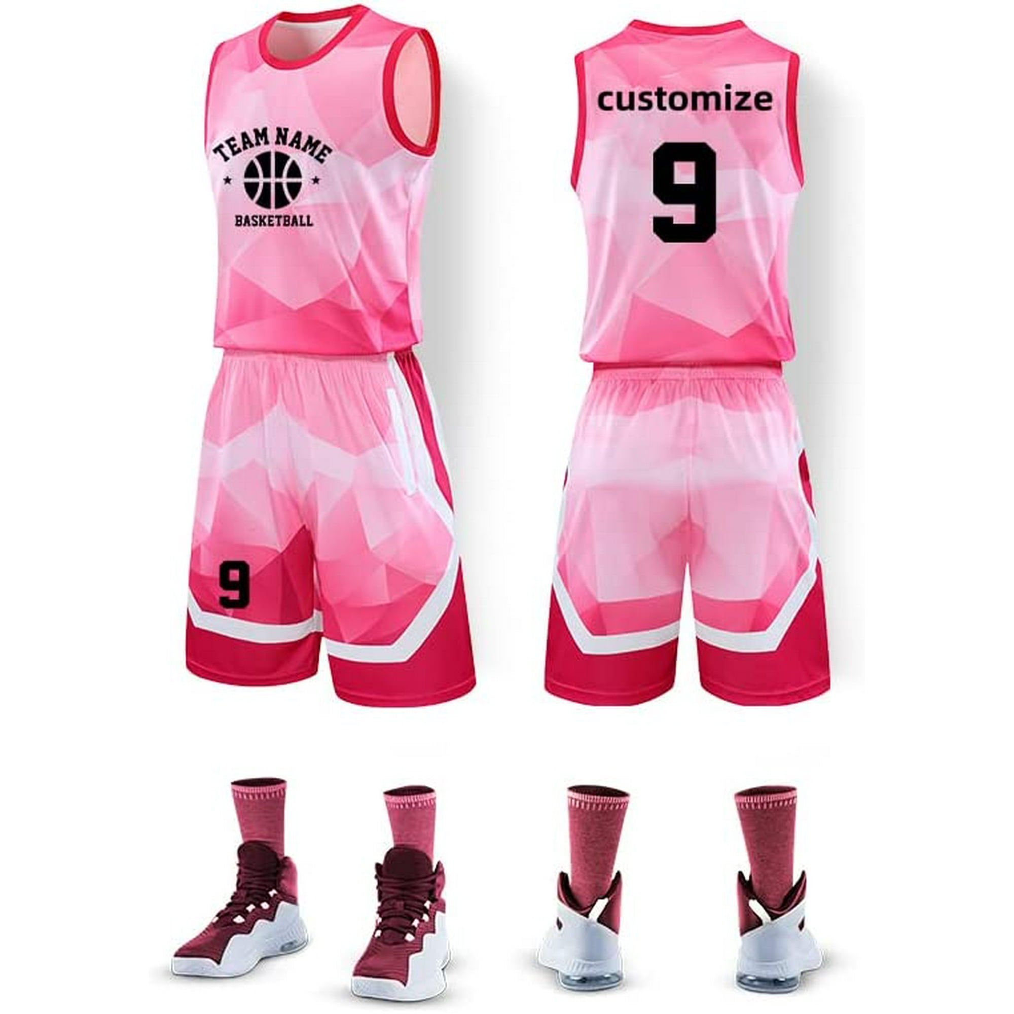 Latest Sublimation Custom Basketball Jersey Dress Women Fashion