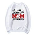 thumbnail image 4 of HUITKMM Sweat à Capuche Blanc pour Femmes, Sweat Imprimé Sans Capuche, Coupe Ample, Décontracté, 4 of 4