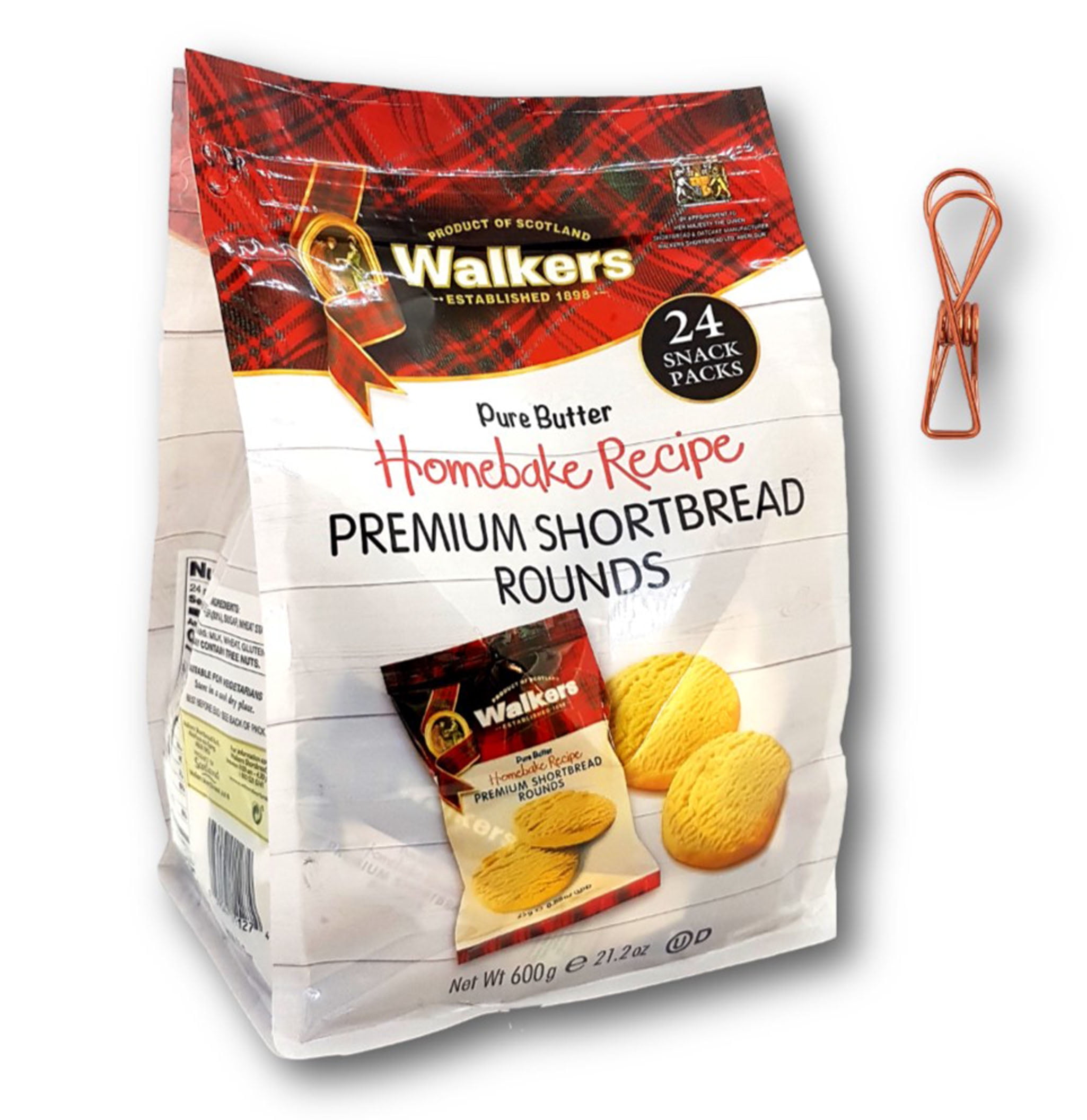 Walkers Pure Butter Premium Shortbread Round Cookies Homebake Recipe 24