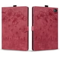 thumbnail image 6 of XYX Case for Kindle Fire HD 8 & 8 Plus Tablet(12th/10th,2022/2020 Release), Cherry Blossom Cat PU Leather Folio Stand Magnetic Shockproof Protective Cover (Red), 6 of 7