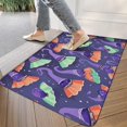 thumbnail image 3 of Happy Halloween Doormat,Durable Absorbent Mat 17x30 Inch Ghost Boo Spooky Floor Mats for Room Winter Laundry, 3 of 6