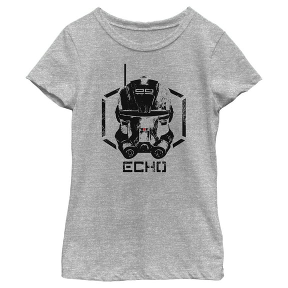 Girl's Star Wars: The Bad Batch Echo  Graphic Tee Athletic Heather X Small