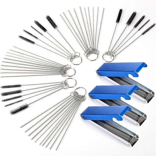 Limpiador de chorro de polvo de carbono para carburador de 9 piezas para soldador de motocicleta herramientas de limpieza de pistola de agua de carbono