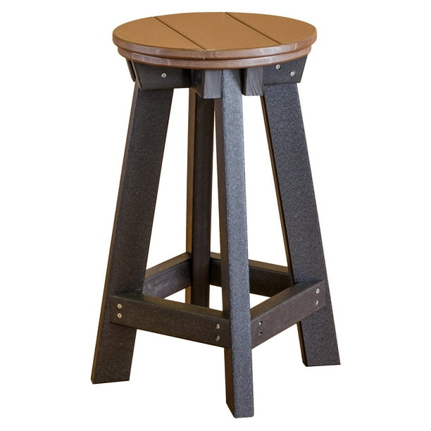 Wildridge Heritage Recycled Plastic Backless Patio Bar Stool Walmart