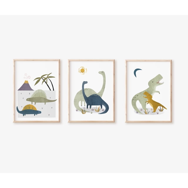 dinosaur wall decor, dinosaur art prints, dinosaur wall art, dinosaur ...