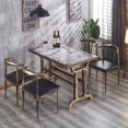 thumbnail image 3 of Organizer Onement Dining Table Set Legs Metal Free Shipping Restaurant Coffee Tables Computer Center Mesa Comedor Home Furniture My Lux Decor Round, 3 of 22