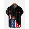 thumbnail image 5 of Camisa hawaiana para hombre, estampado 3D, bandera nacional estadounidense, camisetas de manga corta, ropa informal de verano para hombre, camisas de moda callejera para niños, 5 of 5