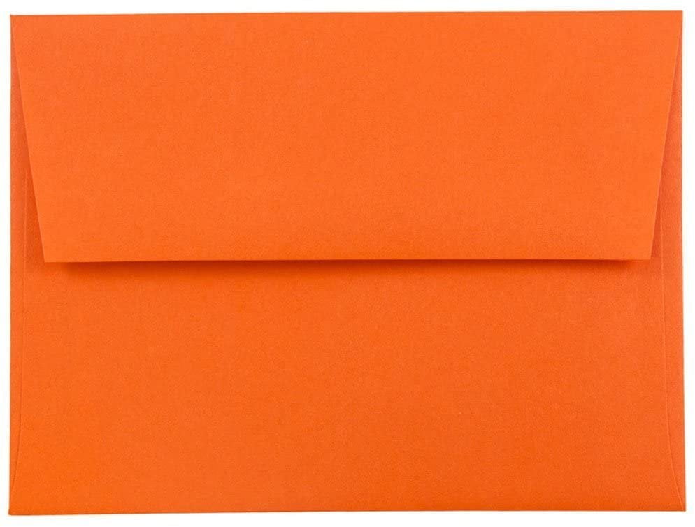 A2 Envelopes Orange 4 3/8 x 5 3/4 (for A2 cards) (pack of 50