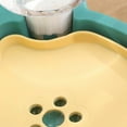 thumbnail image 4 of Cuencos elevados de agua para comida para gatos, comida y agua para mascotas Cuencos dobles para perros y gatos Cuencos de agua para gatos Características mejoradas, 4 of 7