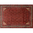 thumbnail image 1 of Ahgly Company Machine Washable Indoor Rectangle Traditional Sienna Brown Area Rugs, 8' x 10', 1 of 7