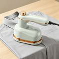 thumbnail image 7 of EXLEAF 2026 New Handheld Steam Iron with Anti-Scalding Base,Portable Steamer for Clothes,2-In-1 Steamer and Iron,1000W Fast Heating in 5 Seconds,Mini Travel Iron for Home,Dorm (Green), 7 of 7