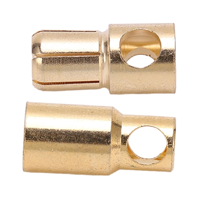 Conectores macho hembra, 10 juegos de conectores banana chapados en cobre banana de 6 mm, conector banana chapado en cobre, multifuncional