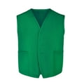 thumbnail image 2 of Toptie Two Pocket Unisex Vest Button Up Waistcoat Volunteer Work Vest-Green-L, 2 of 4