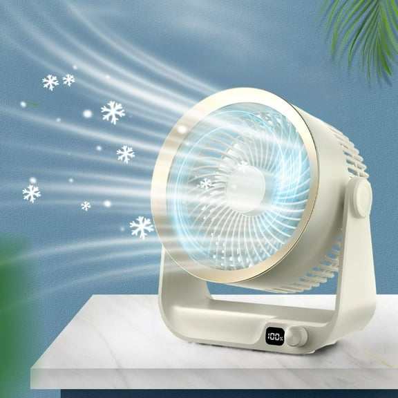 sruoe Fan Mini Desktop Fan, Tabletop Fans Low Noise, Portable Fan, Table Fans For Bedroom, Small Table Fan, Oscillating Office Home Quiet Mini Electric Fan