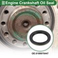 thumbnail image 2 of Unique Bargains 1 Pc Sello de aceite del cigüeñal delantero para HONDA CR-V 2002-2019 No.0189970447 Sello principal, 2 of 7