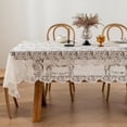 thumbnail image 6 of Lace Embroidered Tablecloth. Rectangle Lace Vintage Tablecloth Table Protector for Kitchen Dining Room Party Banquet Home Picnic Wedding Decoration (86×53 inch), 6 of 8