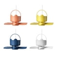 thumbnail image 4 of Wosthever Ventilador de techo USB, ventiladores eléctricos silenciosos de 4 aspas, aire acondicionado de 3 velocidades, herramientas colgantes Type3 NO3, 4 of 6