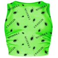 thumbnail image 1 of Beetlejuice - Top Crop Logo Repetido para Mujer (Verde), 1 of 2