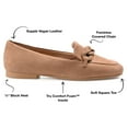 thumbnail image 2 of Journee Womens Cordell Slip On Square Toe Loafer Dress Flats, Widths Available, 2 of 9