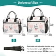 thumbnail image 4 of FORMRS Insulated Lunch Bag Unisex Large Capacity with Shoulder Strap, Cute Elephant, 4 of 6