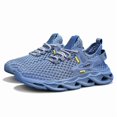 thumbnail image 4 of Men's Breathable Mesh Running Shoes, Lightweight Blade-Sole Sneakers, 4 of 10