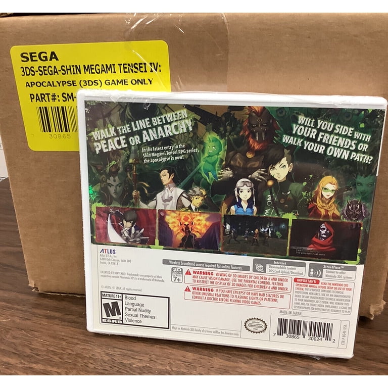Shin Megami Tensei IV: Apocalypse (Nintendo 3DS, 2016) - Walmart.com
