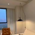 thumbnail image 3 of Claxy 12" Black Plug in Pendant Light with Barn Metal Shade 2 Packs, 3 of 7