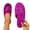 Hot Pink, variant on Satin Slippers Women Sequin Floral Embroidery Closed Toe Mule House Slippers Designer Closed Toe Slippers Gray 36