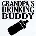 thumbnail image 2 of CafePress - Grandpa's Drinking Buddy Body Suit - Baby Light Bodysuit, Size Newborn - 24 Months, 2 of 4