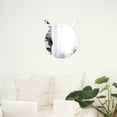 thumbnail image 3 of unbranded Background Wall Decal Plastic Mirror Sheet 1 Set Silver 7.9x7.9in, 3 of 8
