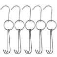 thumbnail image 3 of OUNONA 5pcs Meat Hooks Poultry Hooks Butcher Hooks Stainless Steel Double Design Hooks Roast Hook, 3 of 7