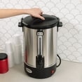 thumbnail image 4 of Alpha Living 100 Cups Electric Coffee Urn – Stainless Steel Large Capacity Electric Kettle Percolator Coffee Pot – Ideal Hot Beverage Dispenser for Catering, Hotels, Restaurants –Leak-Proof Tap, 4 of 8