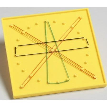 rubber math geoboard sided geometry manipulative concepts bands